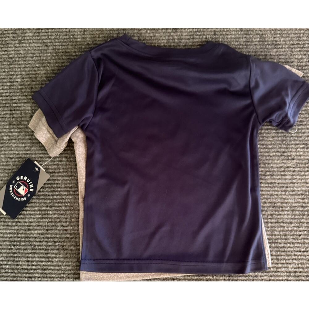 Atlanta Braves Toddler T-Shirt 2-Piece Set Size 4T NWT MLB Genuine Merchandise - Picture 6 of 7